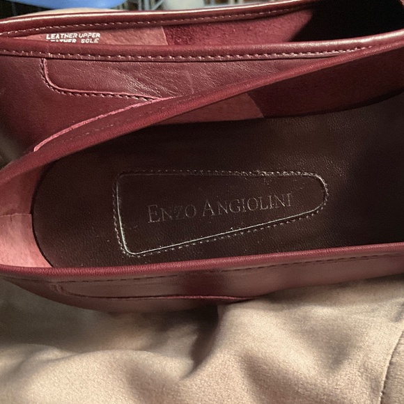 Classic ENZO‎ ANGIOLINI Liberty Cordovan Croc Leather Flats SZ 9M - Picture 9 of 9